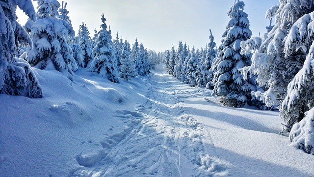 cesta pro lyžaře