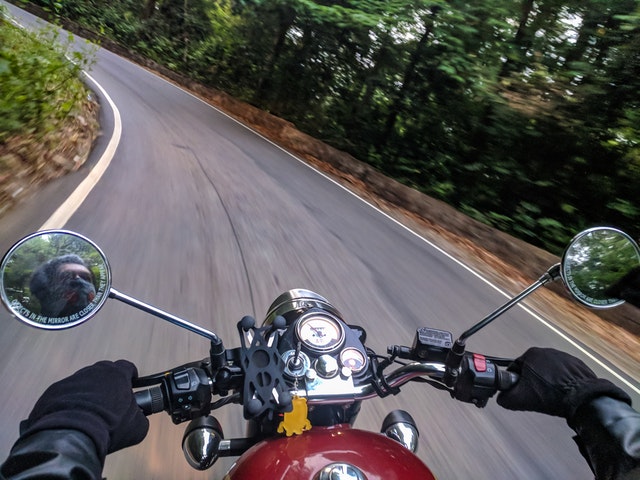 řízení motorky